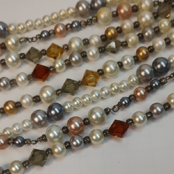 Vintage Gold and Silver Necklace Timeless Elegance - Picture 3 of 4